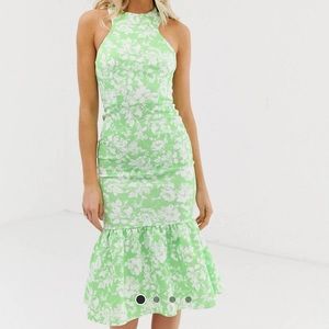 ASOS peplum hem midi dress - BNWT